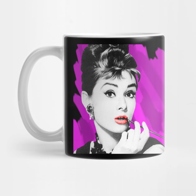 Audrey Hepburn 'Pink' by SiSuSiSu